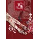 Red Maria Blossoms Tights